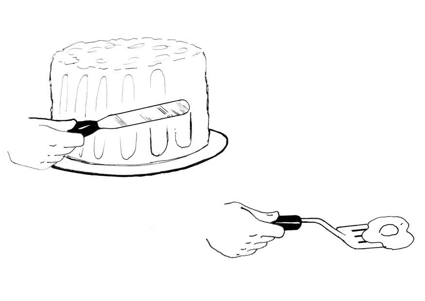 Målarbild spatel