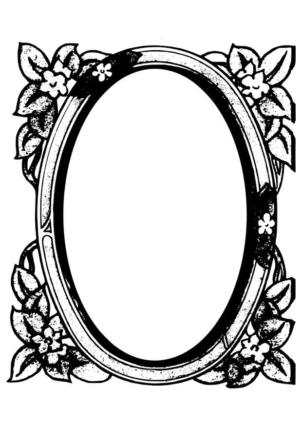 spegel Målarbild spegel