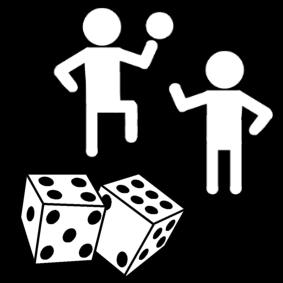 sport och spel Målarbild sport och spel