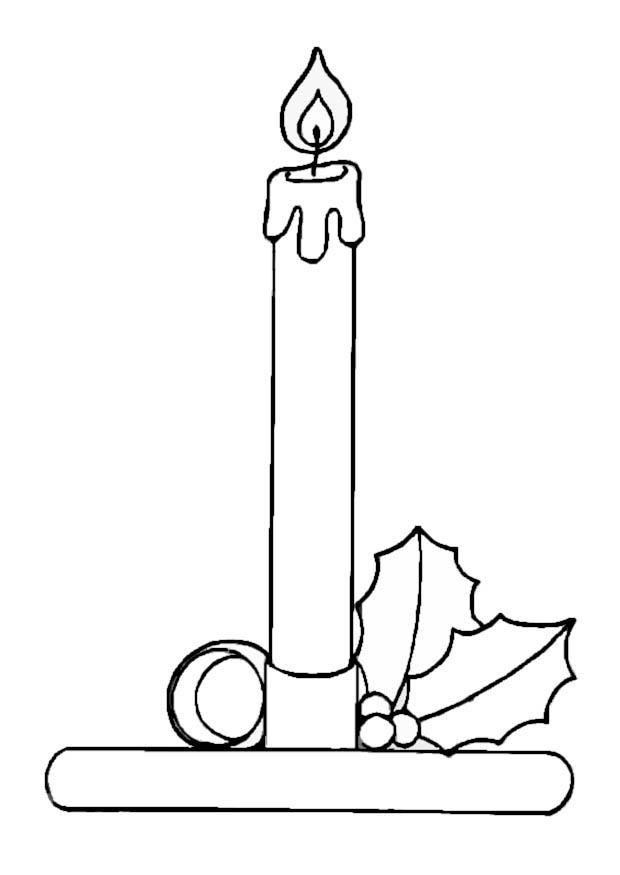 stearinljus Målarbild stearinljus