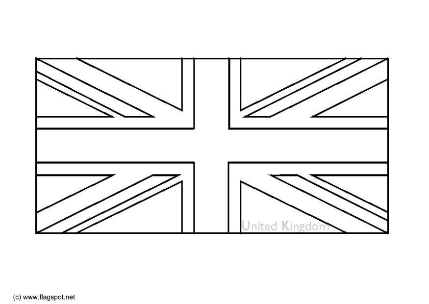 storbritannien Målarbild storbritannien