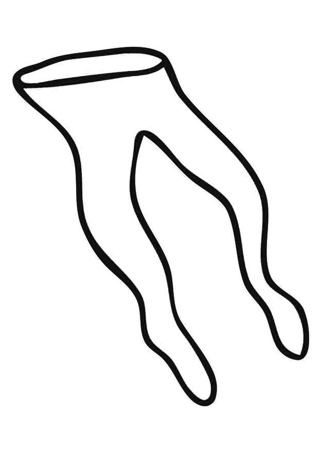Målarbild strumpbyxor
