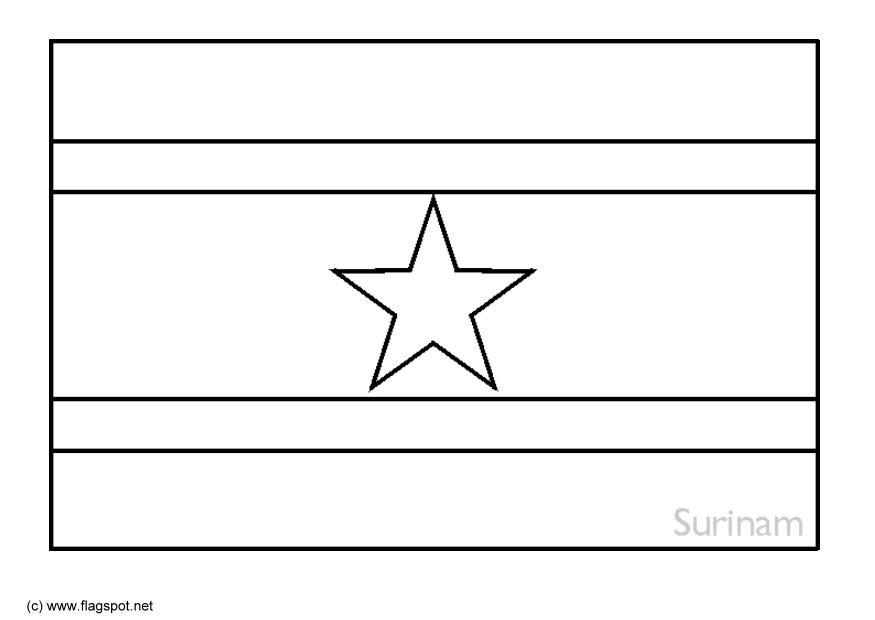 surinam Målarbild surinam