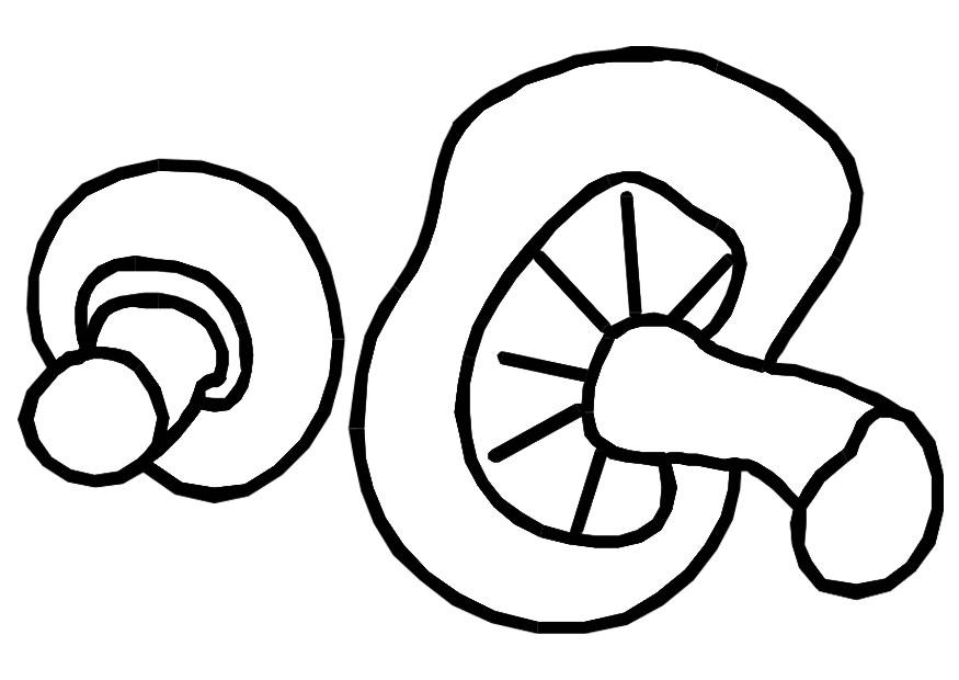 svampar Målarbild svampar
