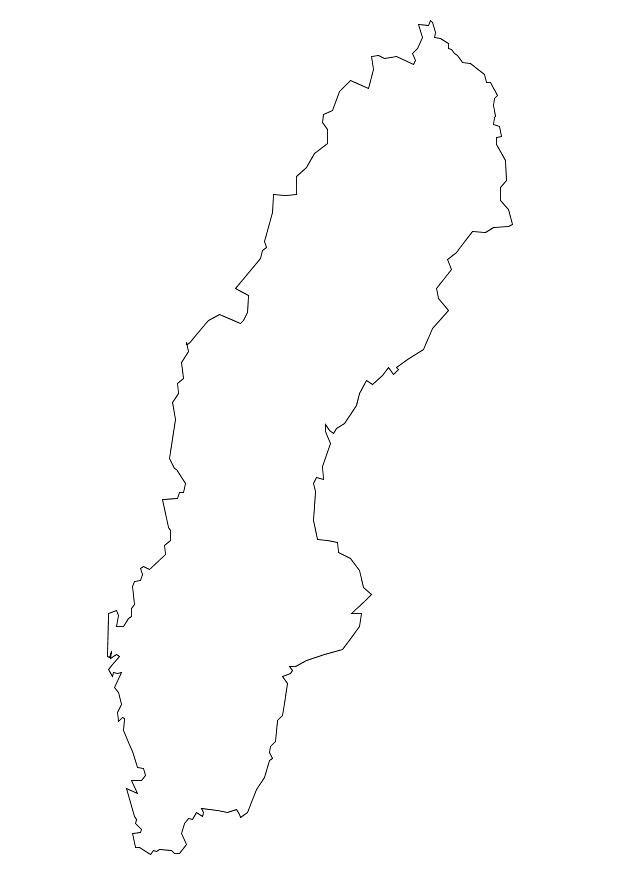 sverige Målarbild sverige