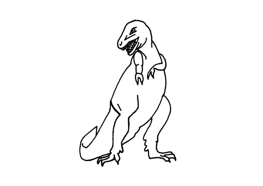 t-rex Målarbild t-rex