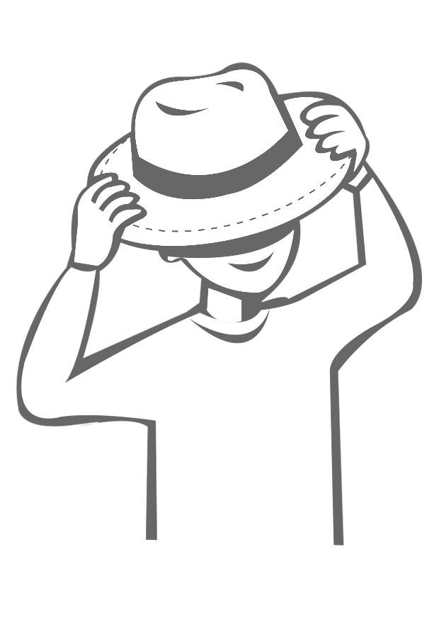 ta pA¥ sig en hatt Målarbild ta pA¥ sig en hatt