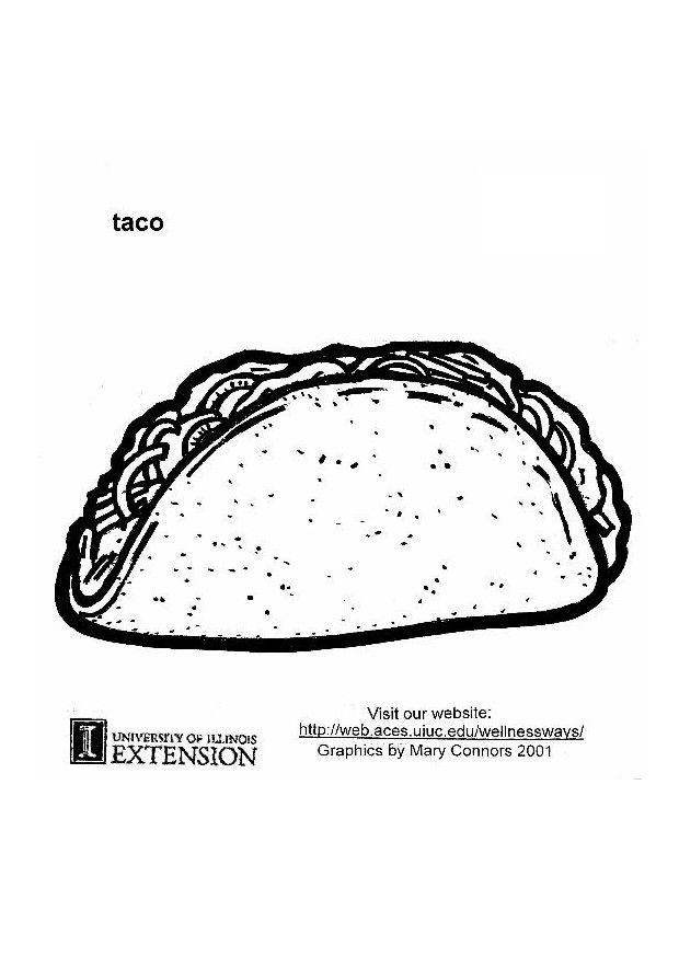 tacos Målarbild tacos