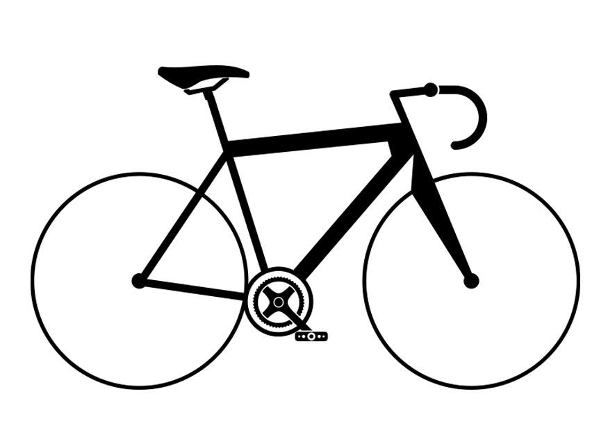 tA¤vlingscykel Målarbild tA¤vlingscykel