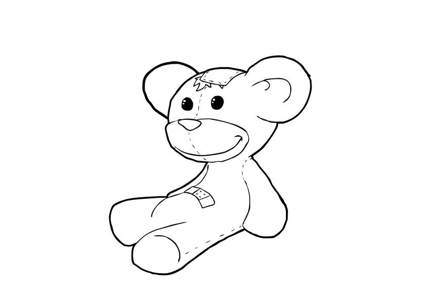 teddybjA¶rn Målarbild teddybjA¶rn