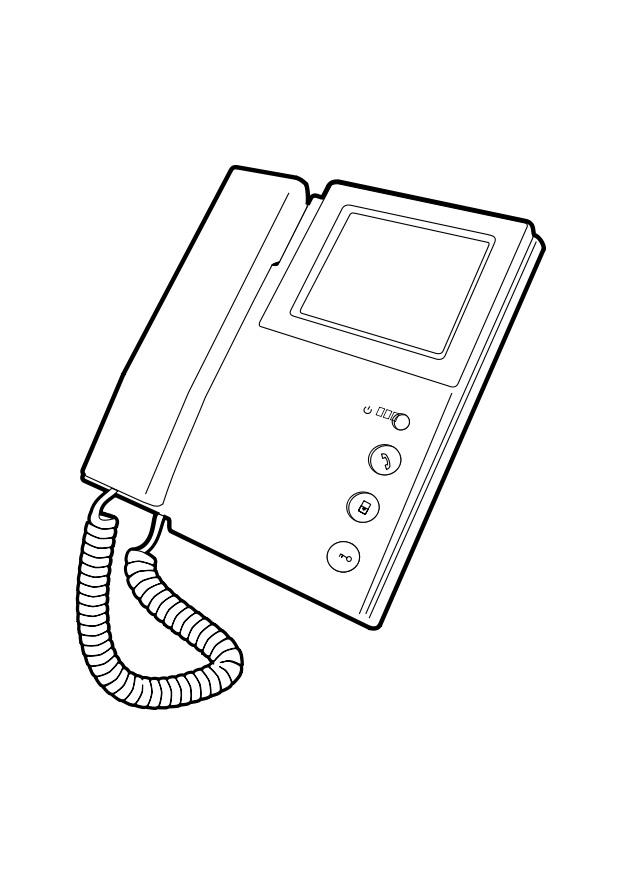 telefon Målarbild telefon