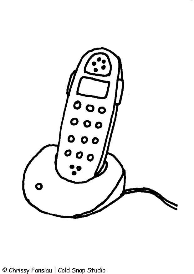 telefon Målarbild telefon