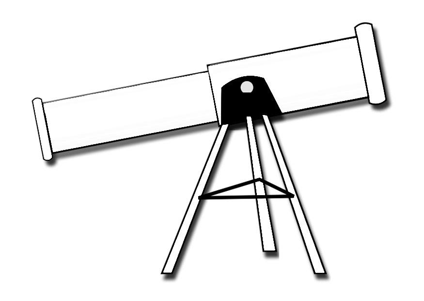 teleskop Målarbild teleskop