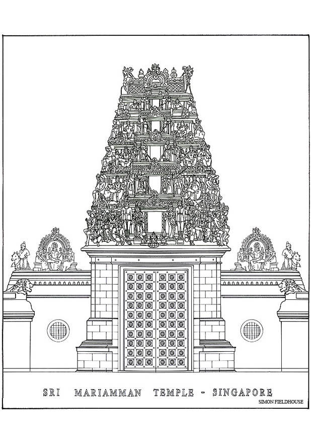 tempel Målarbild tempel