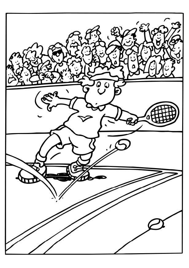 tennis Målarbild tennis