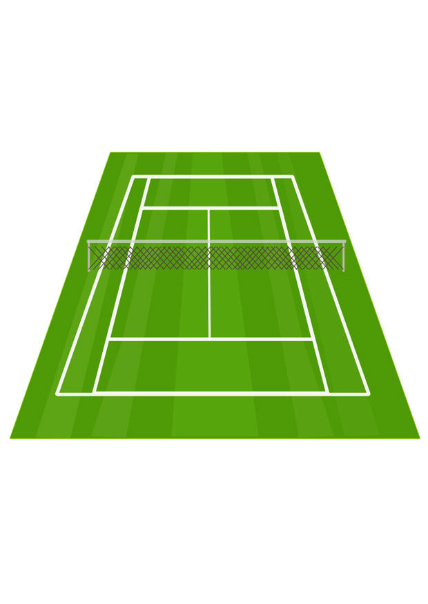 tennisbana bild tennisbana