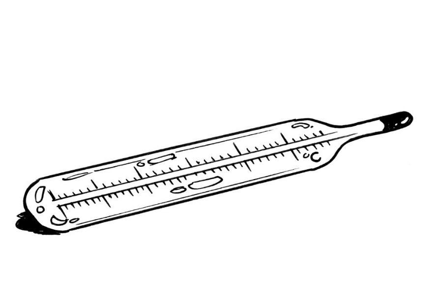 termometer Målarbild termometer