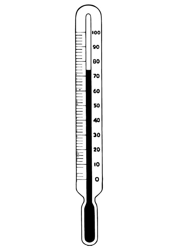 termperatur - termometer Målarbild termperatur - termometer