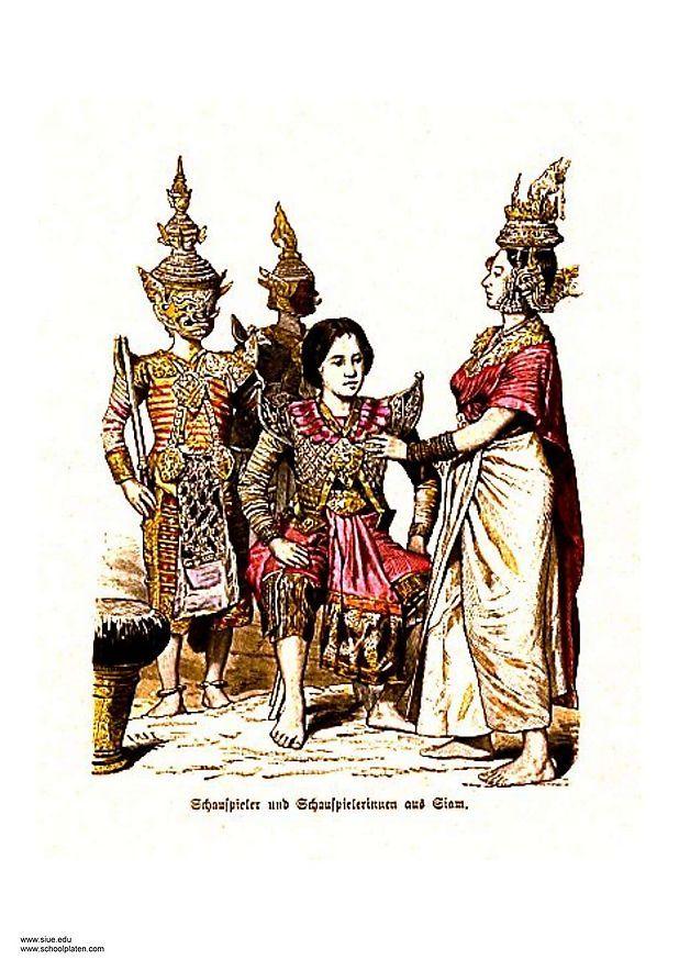 thailA¤ndska dansare 19:e A¥rhundradet bild thailA¤ndska dansare 19:e A¥rhundradet
