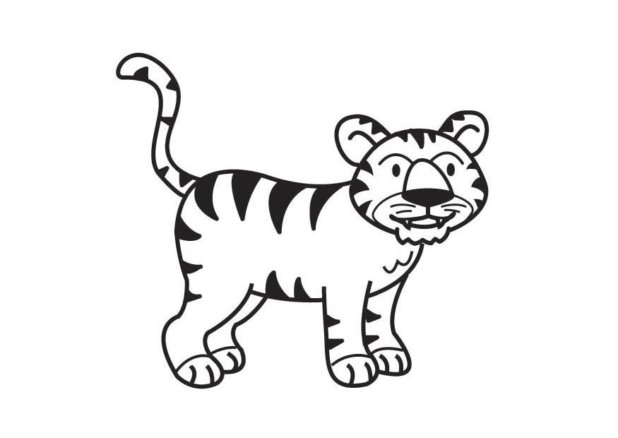 tiger Målarbild tiger