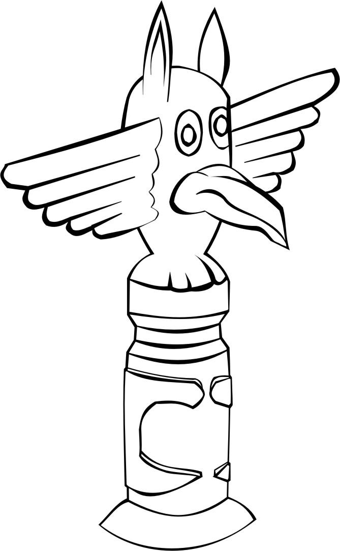 totem Målarbild totem
