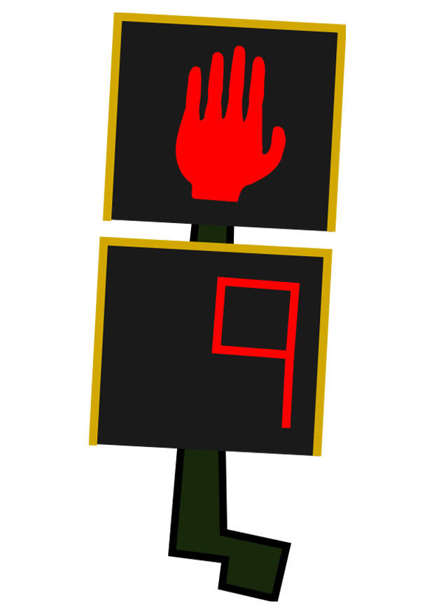 trafikljus fA¶r fotgA¤ngare - stopp bild trafikljus fA¶r fotgA¤ngare - stopp
