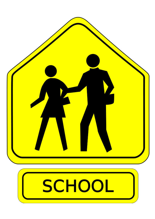 trafikskylt - skola bild trafikskylt - skola