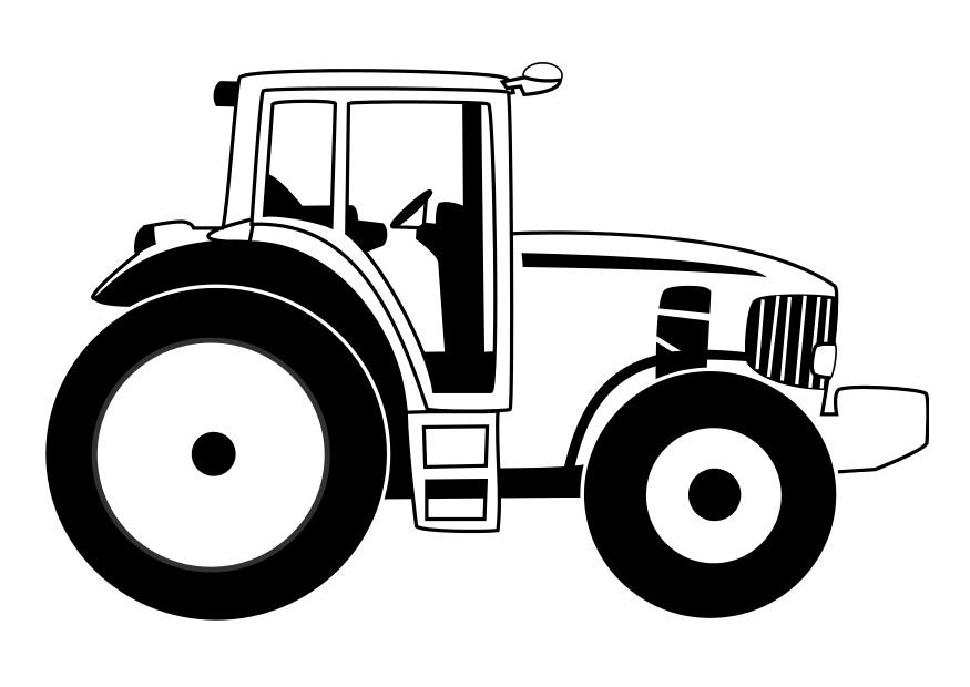 traktor Målarbild traktor