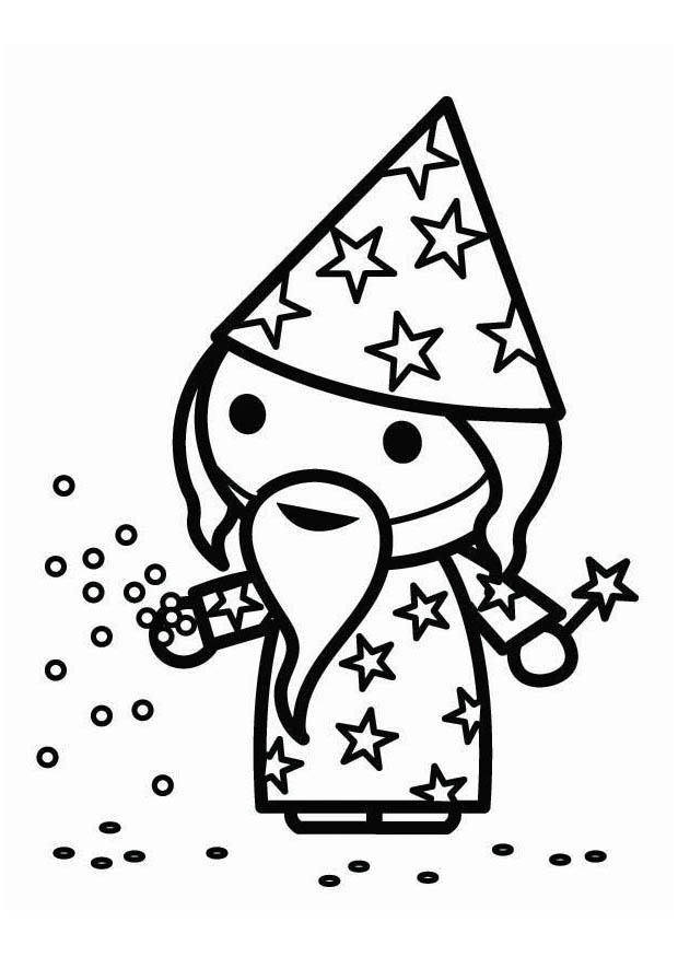 trollkarl pA¥ karneval Målarbild trollkarl pA¥ karneval
