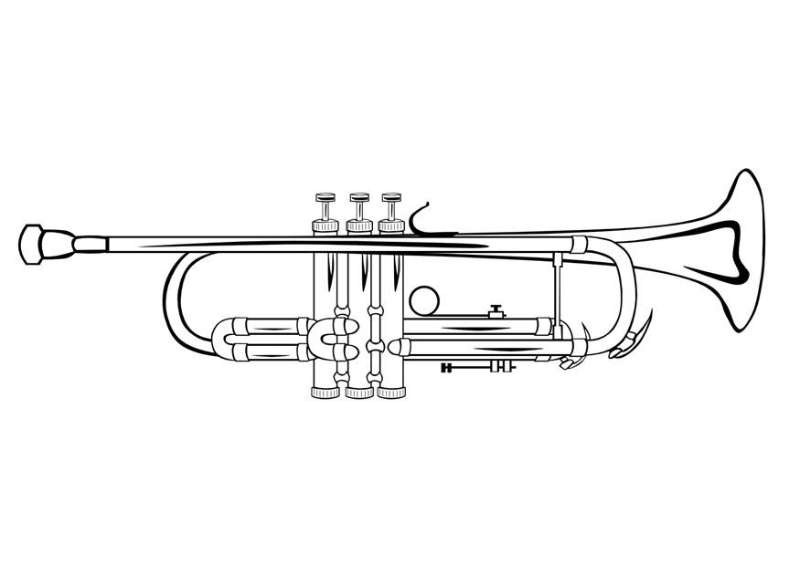 trumpet Målarbild trumpet