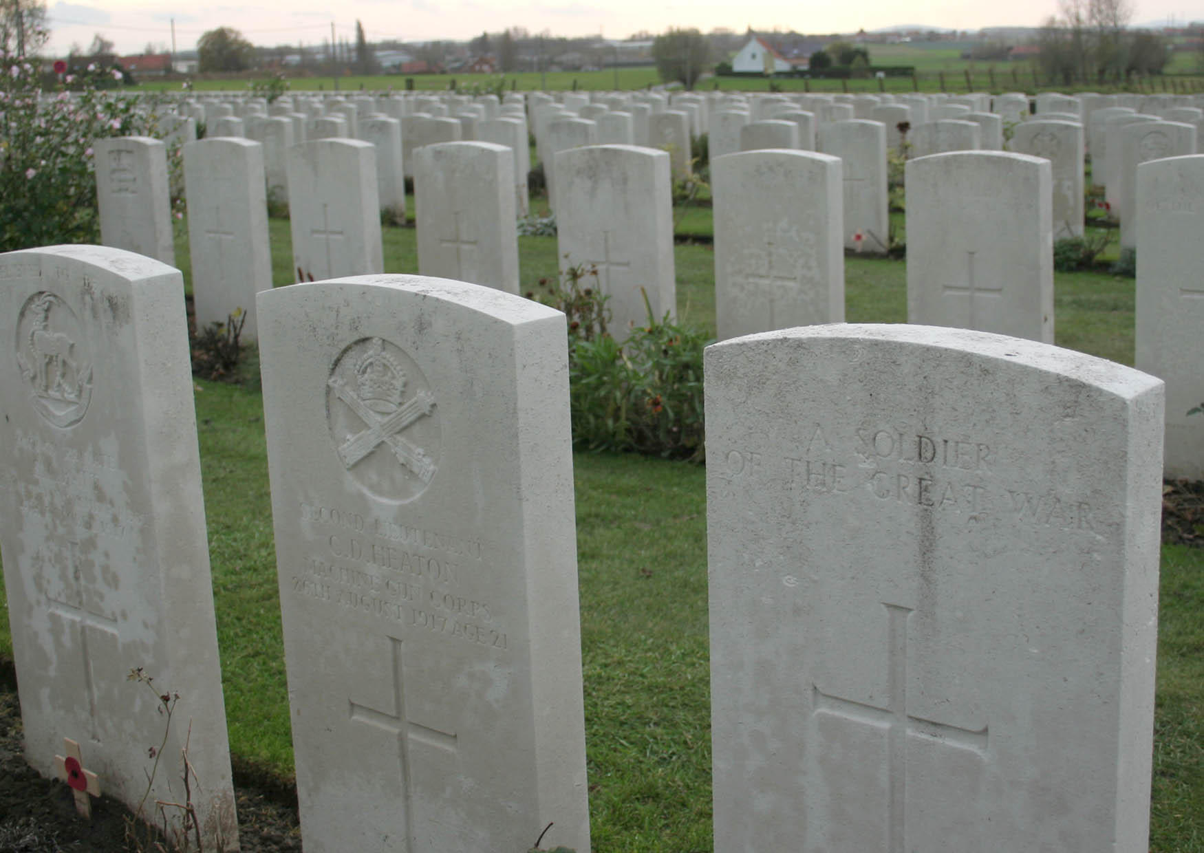 tyne cot-kyrkogA¥rden Foto tyne cot-kyrkogA¥rden
