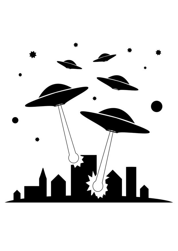 ufo Målarbild ufo