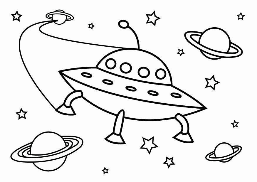 ufo Målarbild ufo