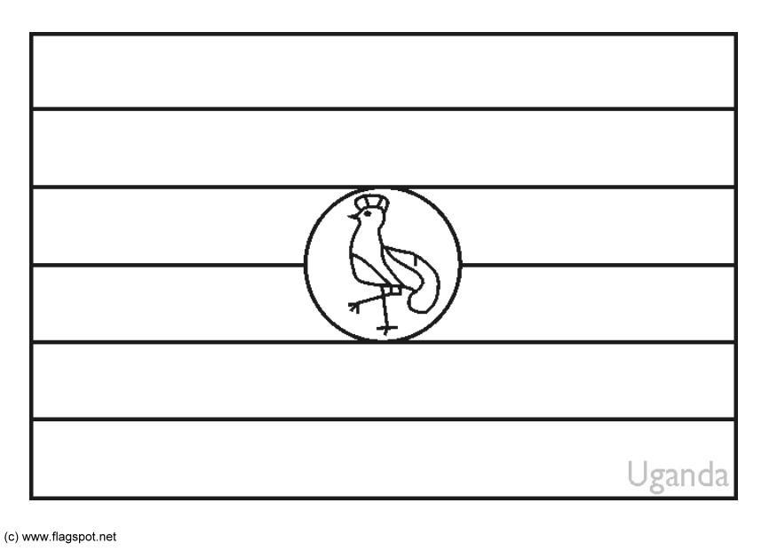 uganda Målarbild uganda