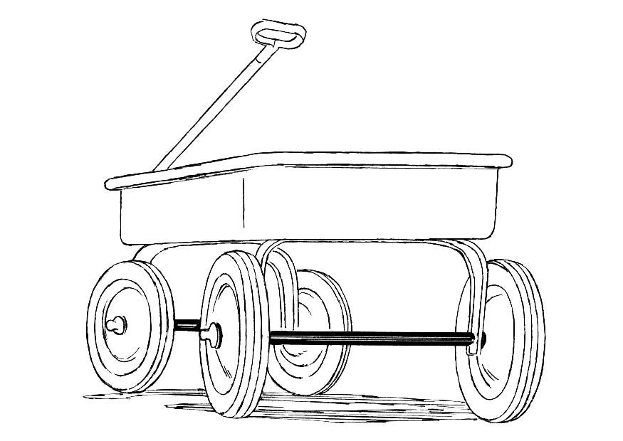 vagn Målarbild vagn