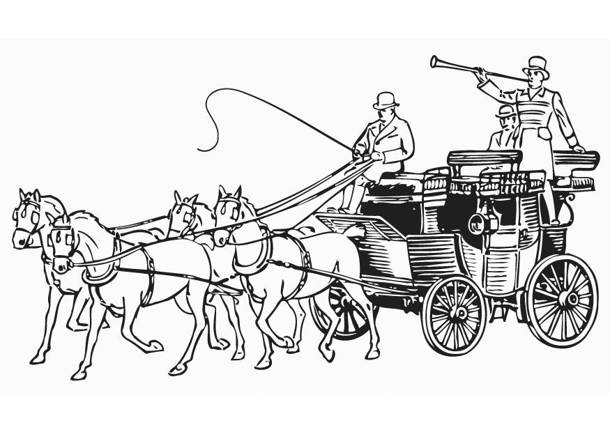 vagn Målarbild vagn