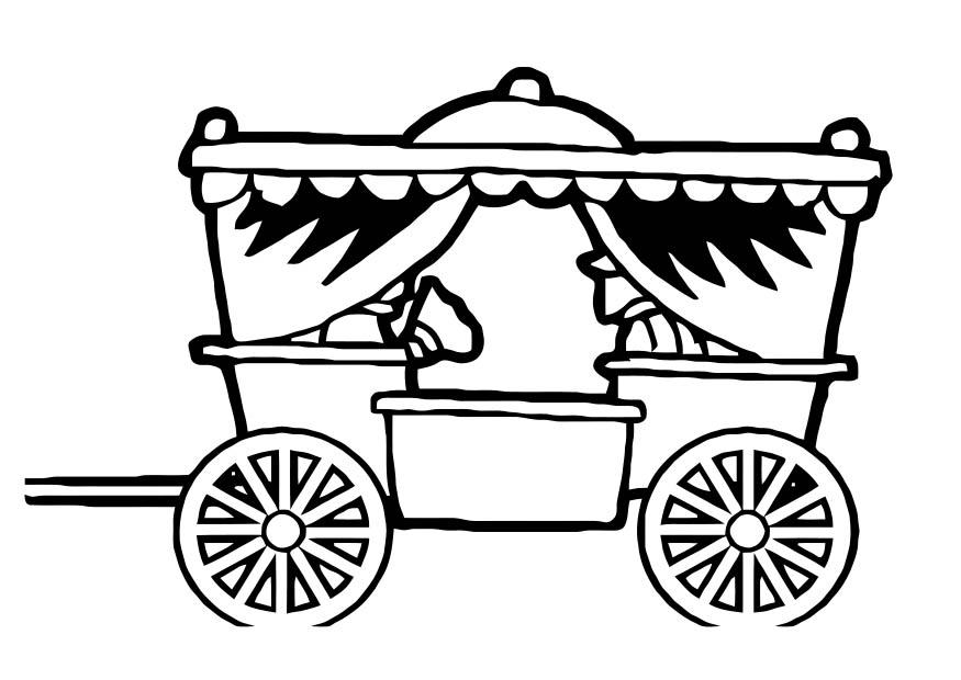 vagn Målarbild vagn