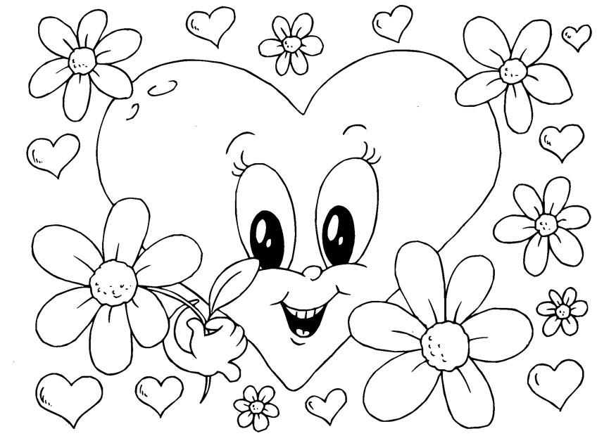 valentin-blommor Målarbild valentin-blommor