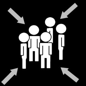 vara i en grupp Målarbild vara i en grupp