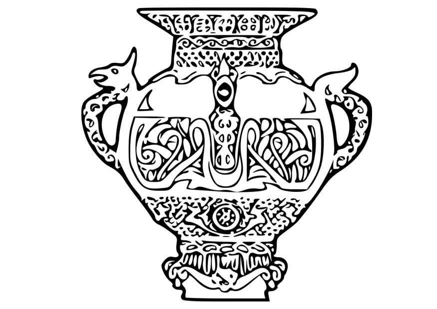 vas frA¥n vikingatiden Målarbild vas frA¥n vikingatiden