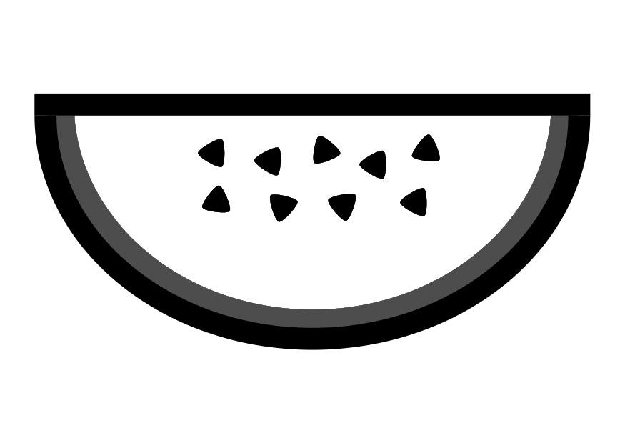 vattenmelon Målarbild vattenmelon