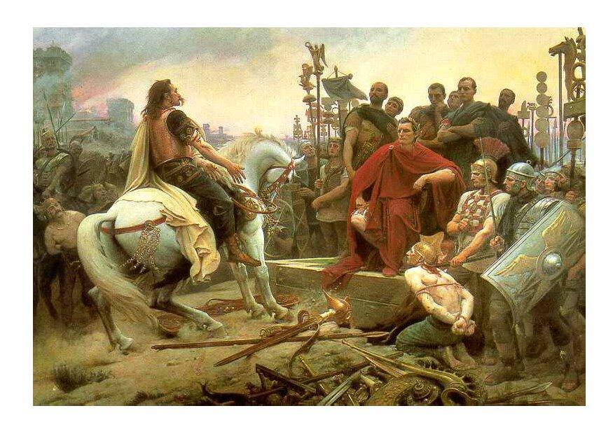 vercingetorix kapitulerar fA¶r cesar bild vercingetorix kapitulerar fA¶r cesar