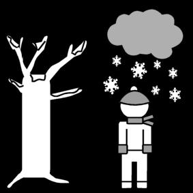 vinter Målarbild vinter