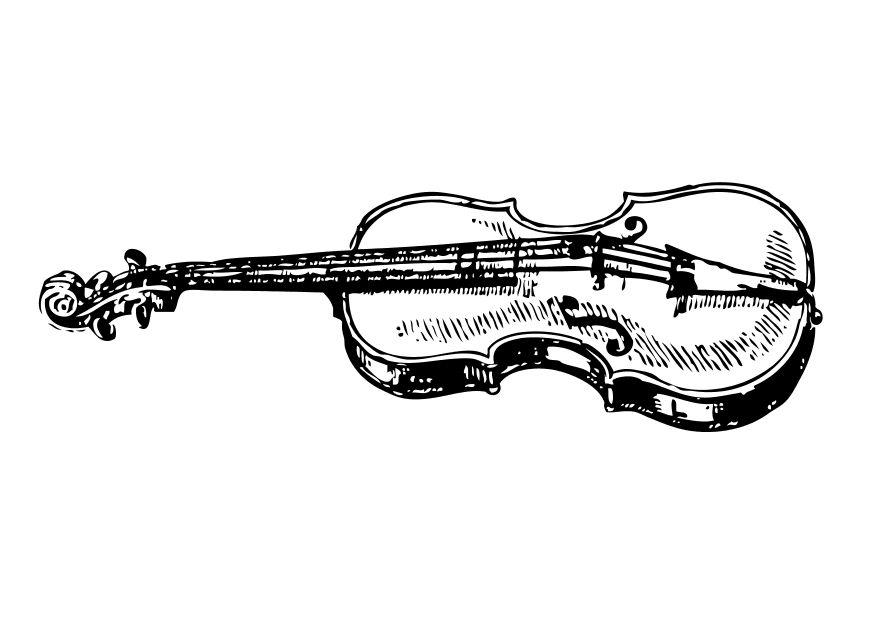 violinist Målarbild violinist