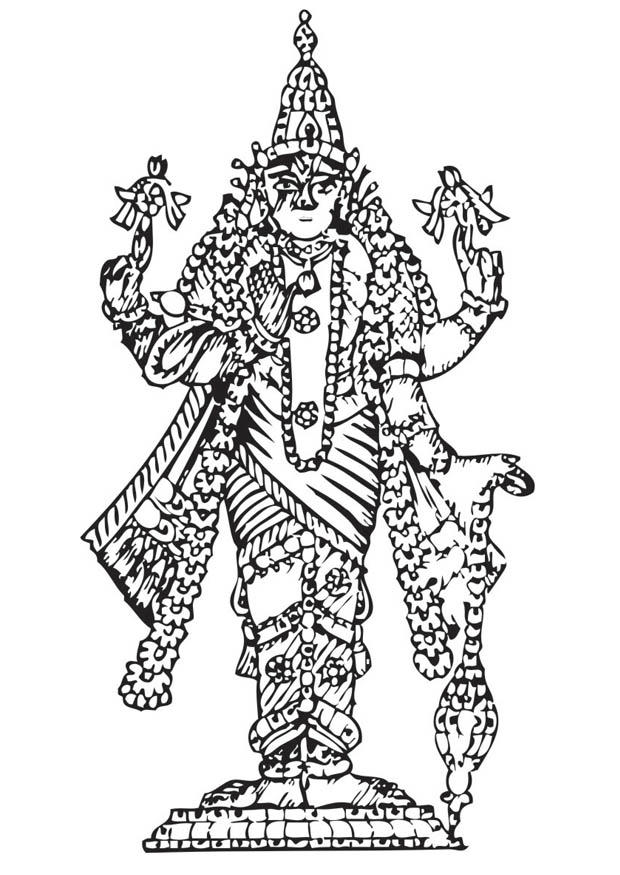 vishnu Målarbild vishnu