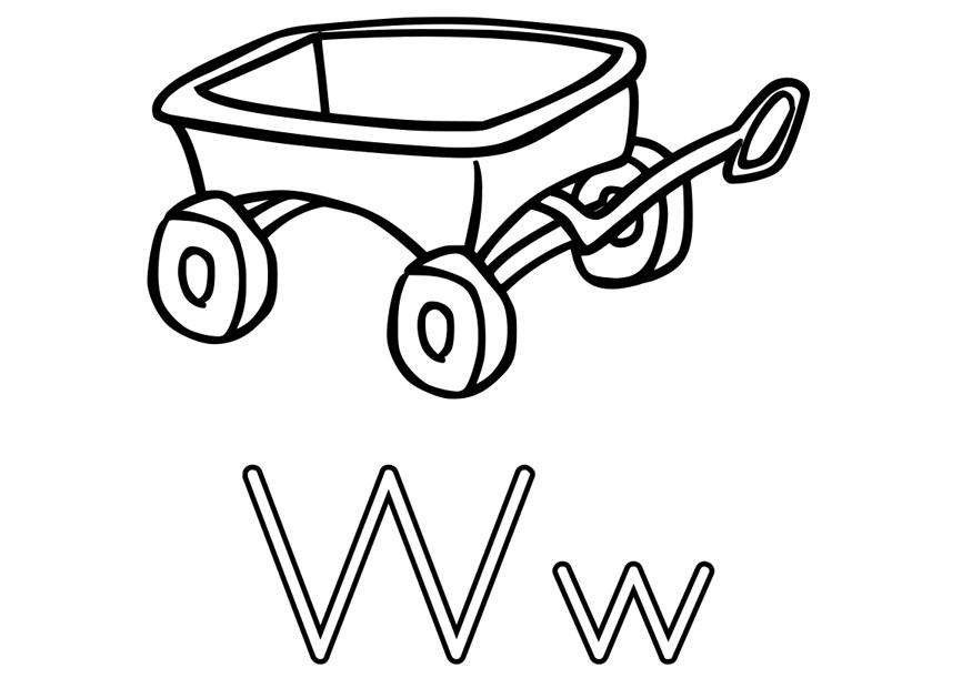 w Målarbild w