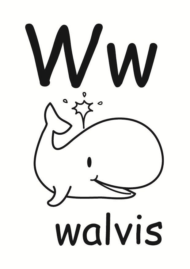 w Målarbild w
