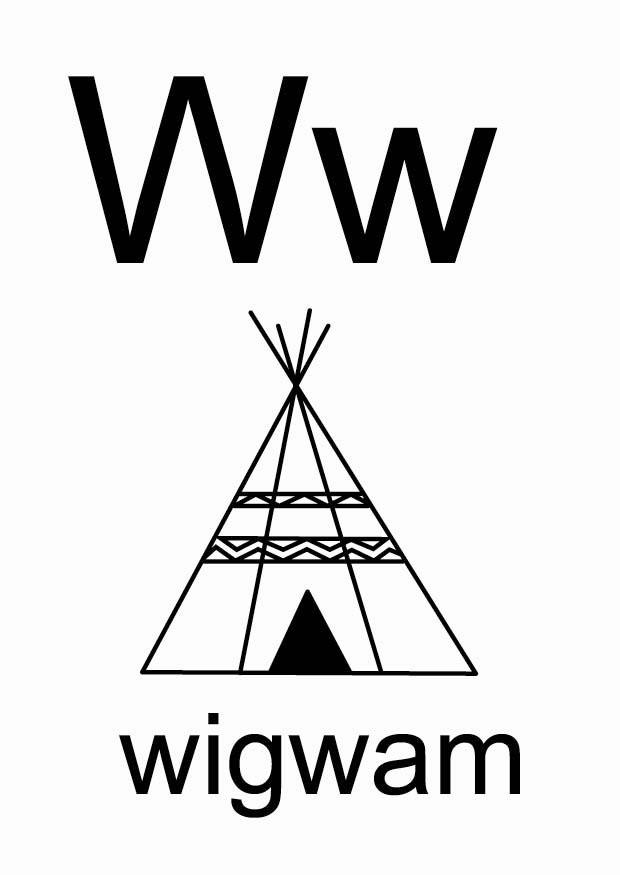 w Målarbild w