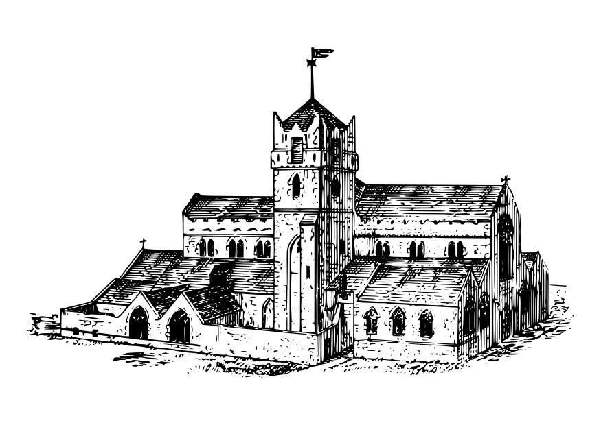 Målarbild waterford cathedral
