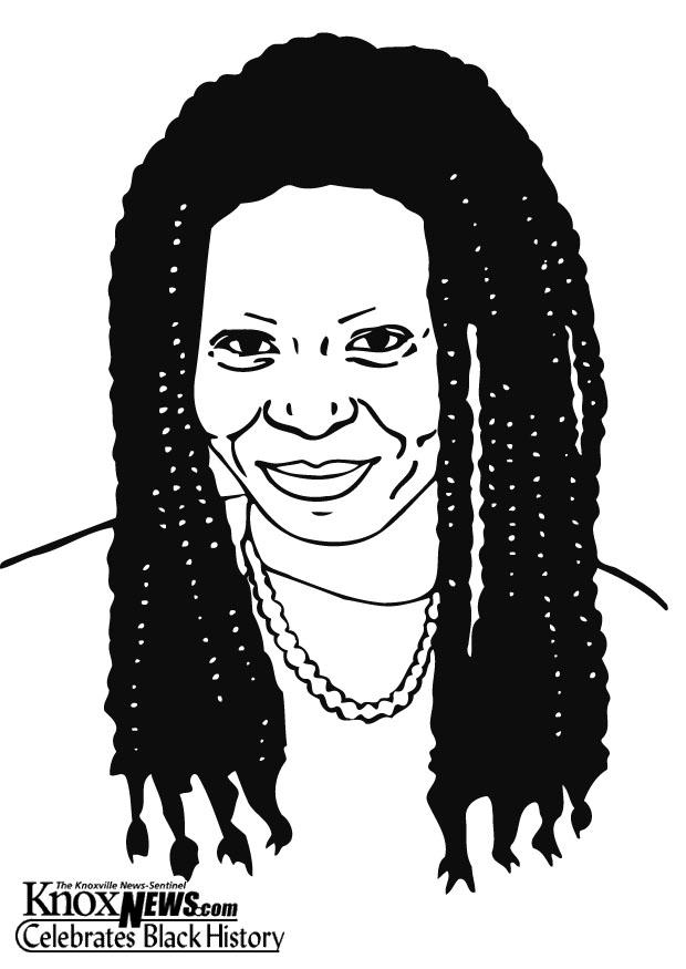 whoopi goldberg Målarbild whoopi goldberg